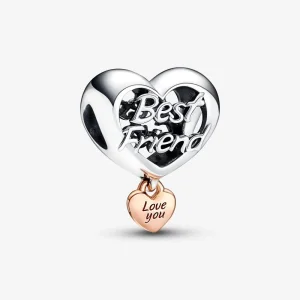(immagine per) Ti amo, Charm PANDORA a forma di cuore del migliore amico - 782243C00