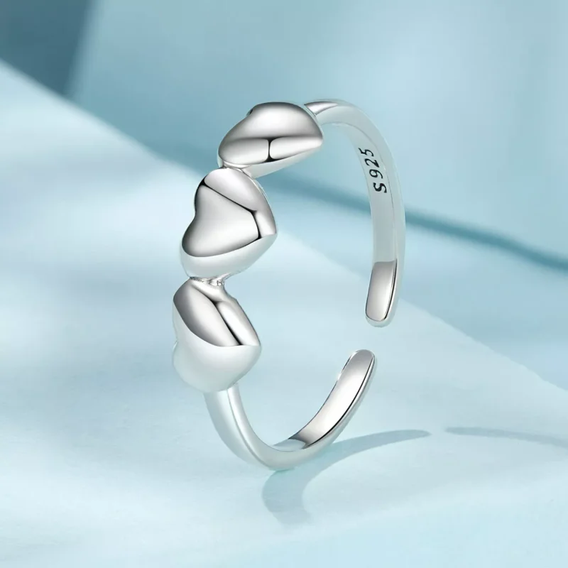 (immagine per) Anello a forma di cuore stile PANDORA - SCR1001-E - Visualizza 2