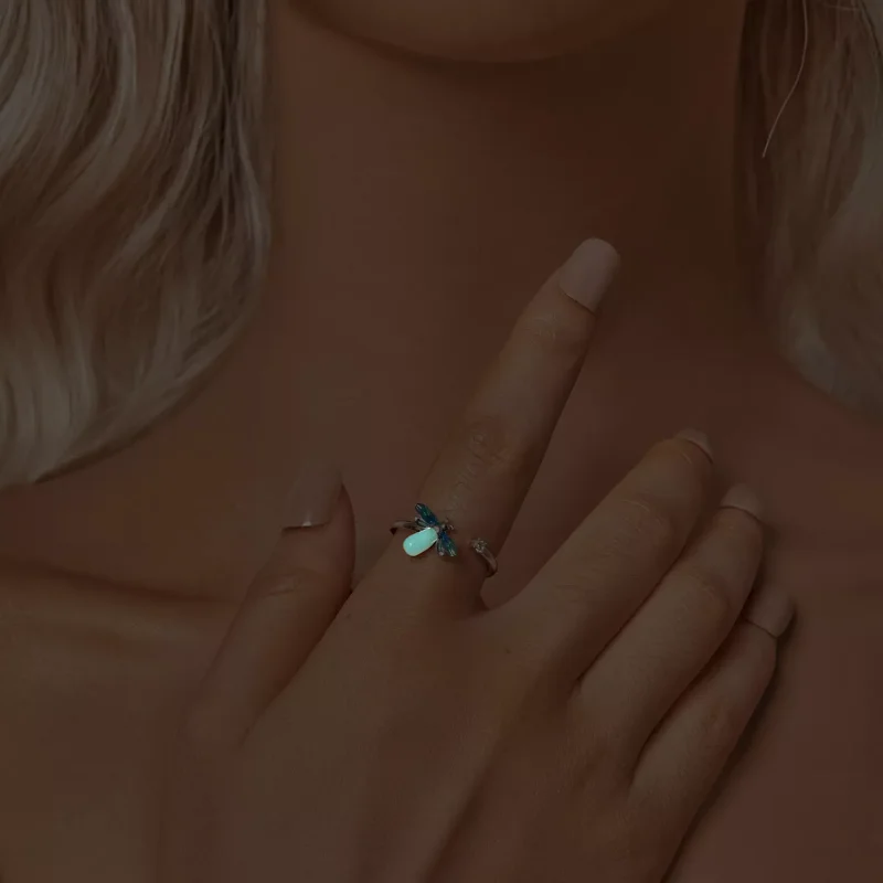 (immagine per) Anello aperto lucciola stile PANDORA - BSR514-E - Visualizza 6