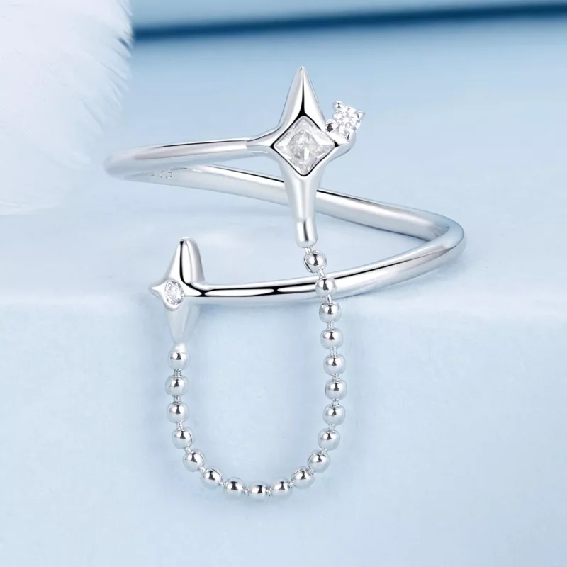(immagine per) Anello aperto Starlight stile PANDORA - BSR519-E - Visualizza 3