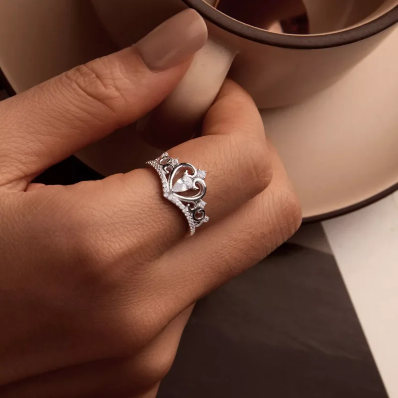(immagine per) Anello corona stile PANDORA - BSR511 - Visualizza 8