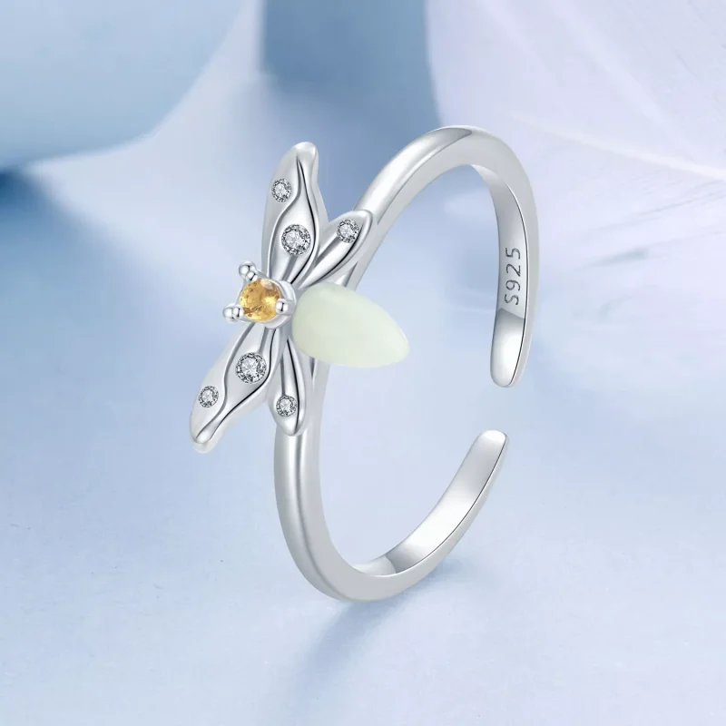 (immagine per) Anello luminoso con ape stile PANDORA - BSR521-E - Visualizza 2