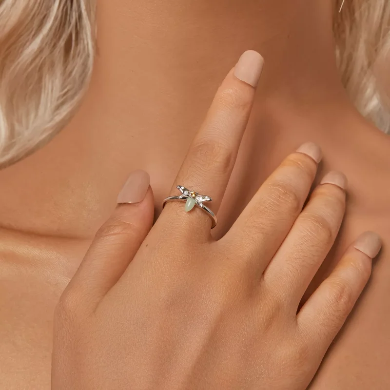 (immagine per) Anello luminoso con ape stile PANDORA - BSR521-E - Visualizza 6