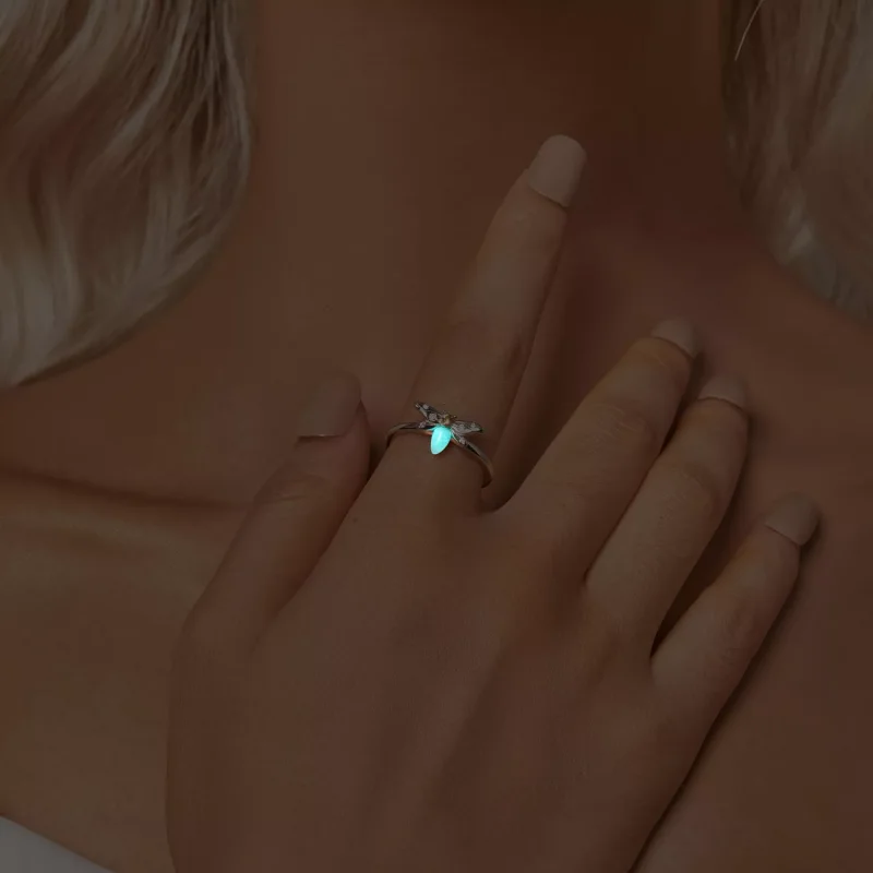 (immagine per) Anello luminoso con ape stile PANDORA - BSR521-E - Visualizza 7
