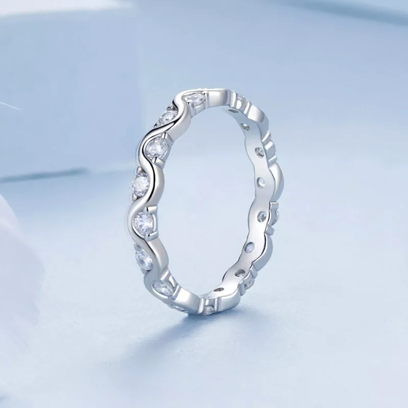 (immagine per) Anello ondulato stile PANDORA - BSR515 - Visualizza 2