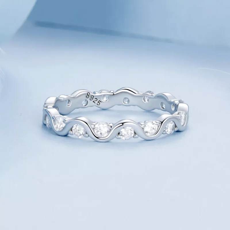 (immagine per) Anello ondulato stile PANDORA - BSR515 - Visualizza 3