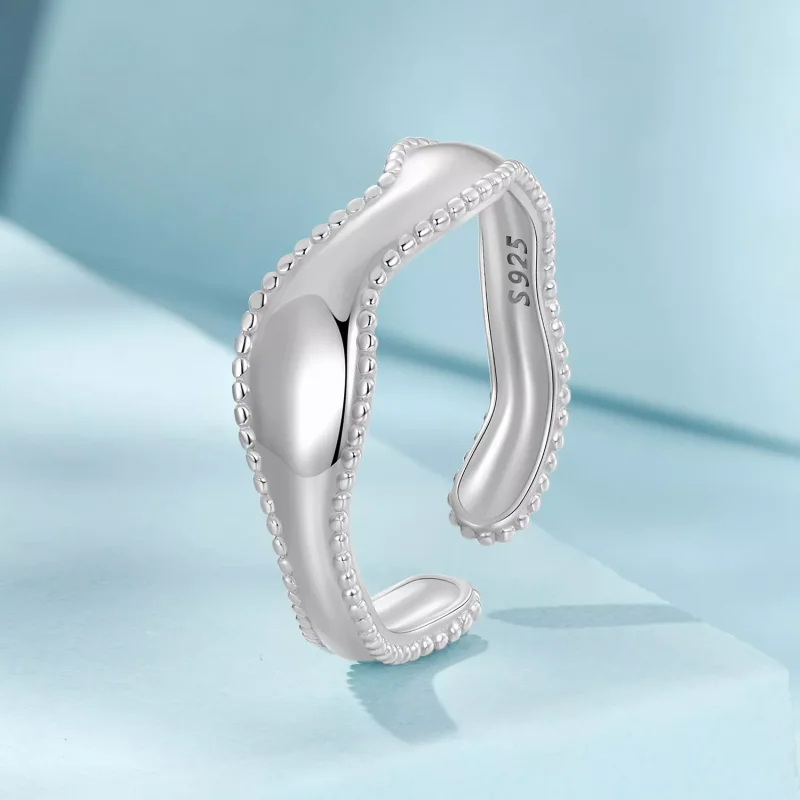 (immagine per) Anello ondulato stile PANDORA - SCR1002-E - Visualizza 2