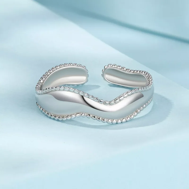 (immagine per) Anello ondulato stile PANDORA - SCR1002-E - Visualizza 3