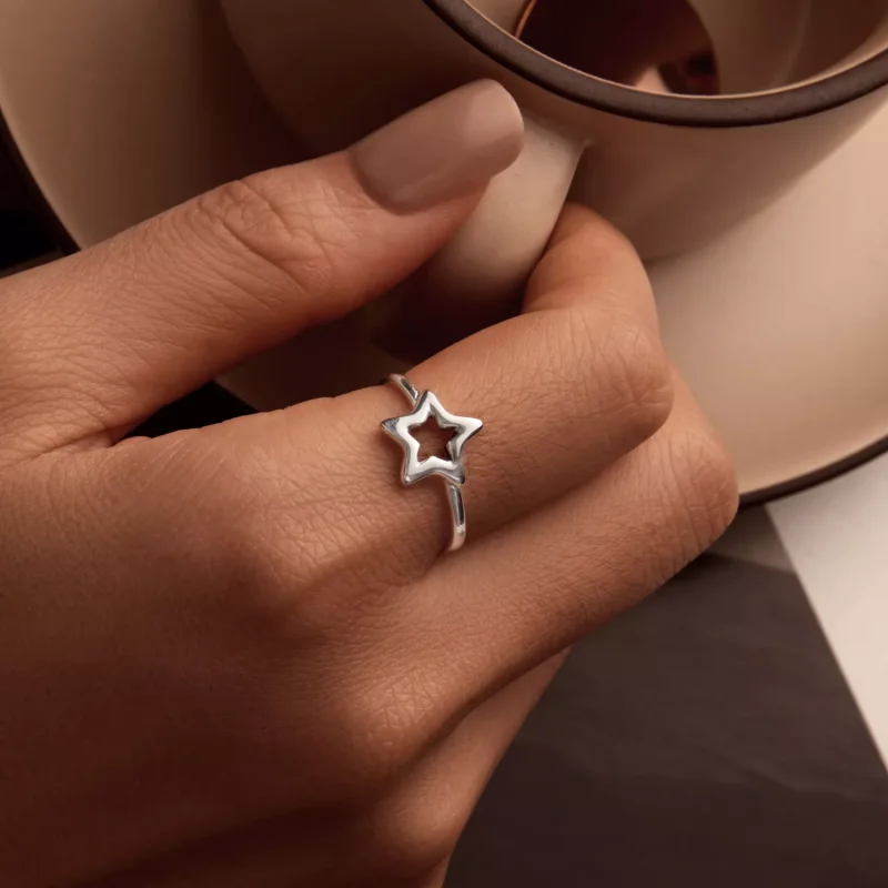 (immagine per) Anello Stella stile PANDORA - SCR997-E - Visualizza 7