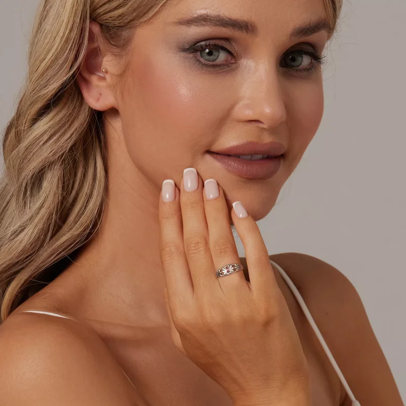 (immagine per) Anello vintage con iris stile PANDORA - SCR998 - Visualizza 4