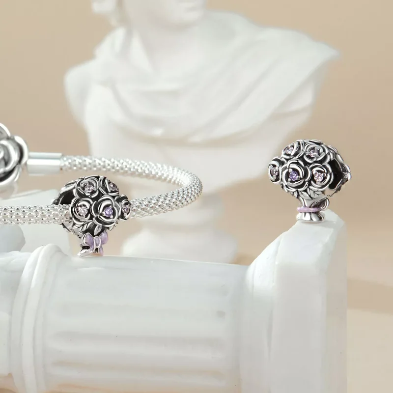 (immagine per) Bouquet di rose stile PANDORA - SCC2704 - Visualizza 4