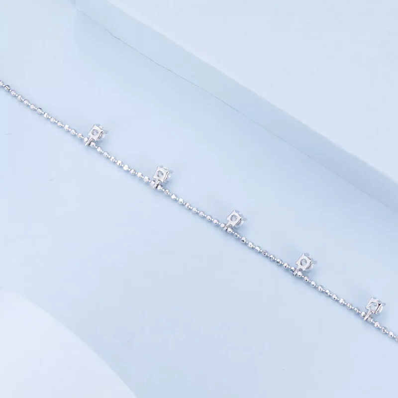 (immagine per) Bracciale con zirconi scintillanti pregiati stile PANDORA - BSB156 - Visualizza 3