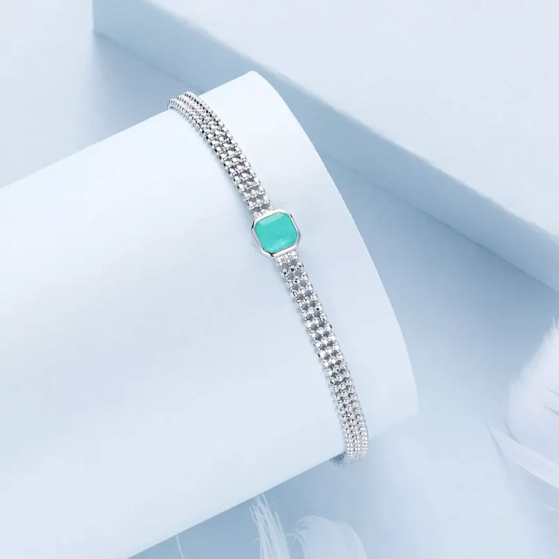 (immagine per) Bracciale in pietra di ghiaccio stile PANDORA - BSB157 - Visualizza 2