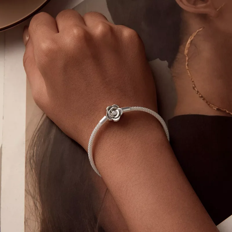 (immagine per) Catena base rosa stile PANDORA - SCB266 - Visualizza 5