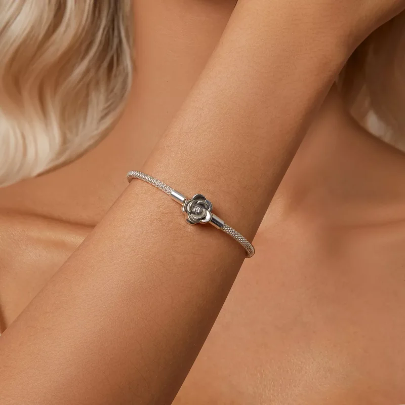 (immagine per) Catena base rosa stile PANDORA - SCB266 - Visualizza 8