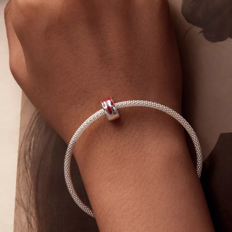 (immagine per) Ciondolo con fibbia di posizionamento fuso stile PANDORA - SCC2700 - Visualizza 7