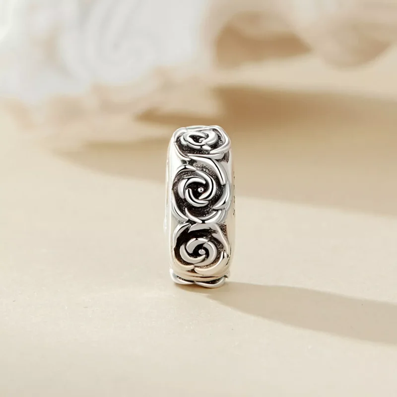 (immagine per) Ciondolo con fibbia di posizionamento rosa stile PANDORA - SCC2706 - Visualizza 2