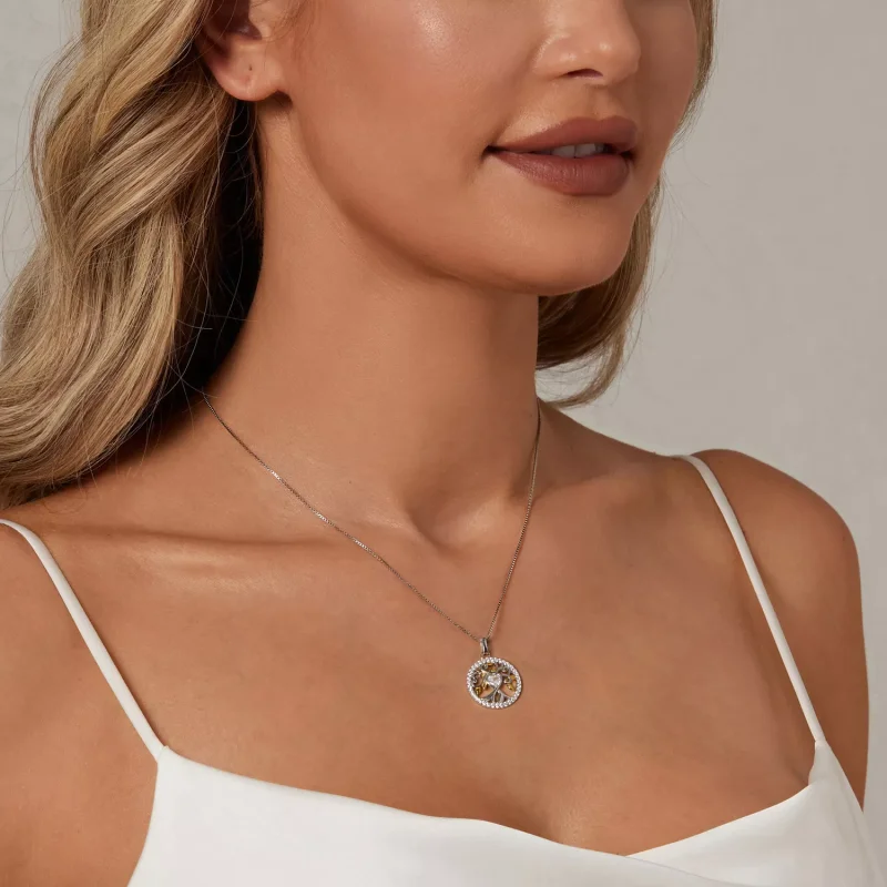 (immagine per) Collana con albero della vita in stile PANDORA - BSN371 - Visualizza 6