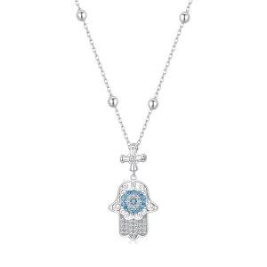 (immagine per) Collana stile PANDORA Mano di Fatima - BSN369