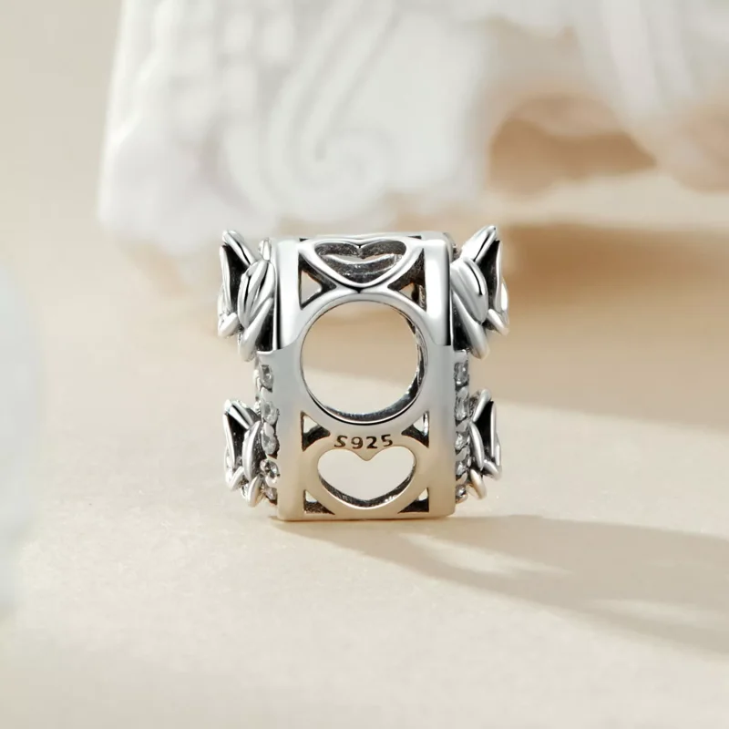 (immagine per) Commemorazione della proposta romantica in stile PANDORA - SCC2702 - Visualizza 3
