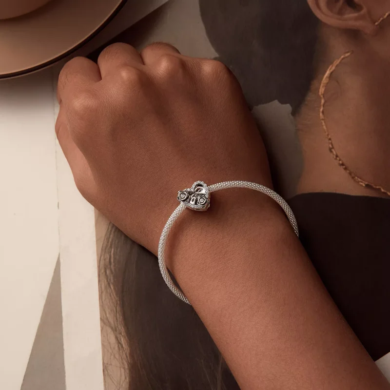 (immagine per) Commemorazione della proposta romantica in stile PANDORA - SCC2702 - Visualizza 6