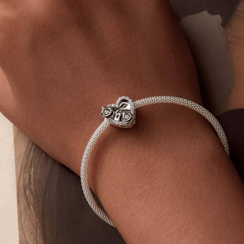 (immagine per) Commemorazione della proposta romantica in stile PANDORA - SCC2702 - Visualizza 7