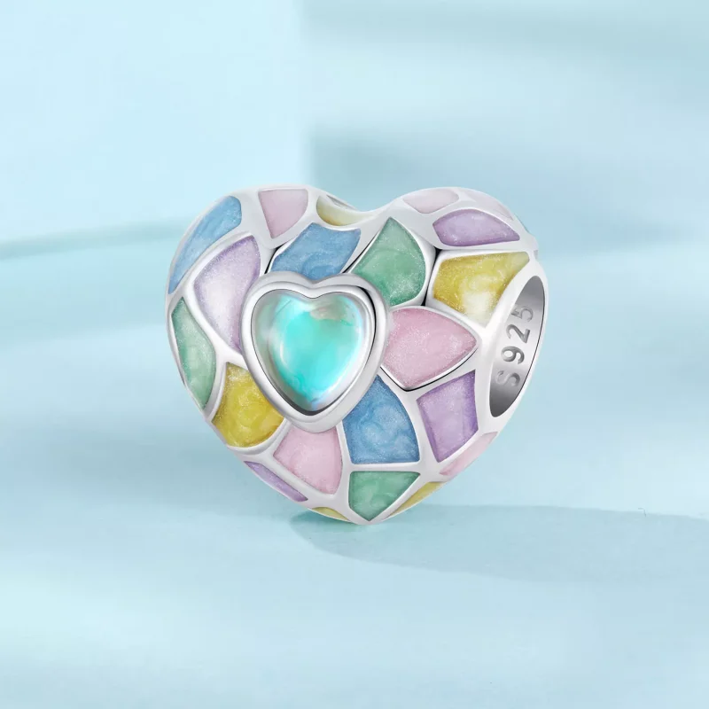 (immagine per) Cuori al neon stile PANDORA - SCC2708 - Visualizza 2