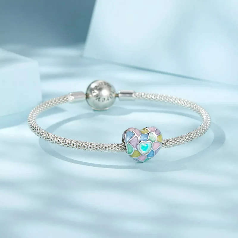 (immagine per) Cuori al neon stile PANDORA - SCC2708 - Visualizza 5