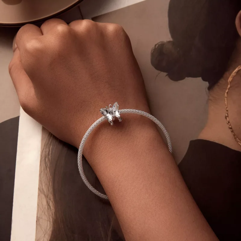 (immagine per) Fascino a farfalla scintillante stile PANDORA - BSC965 - Visualizza 5