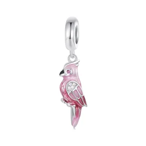 (immagine per) Fascino del pappagallo rosa stile PANDORA - BSC971