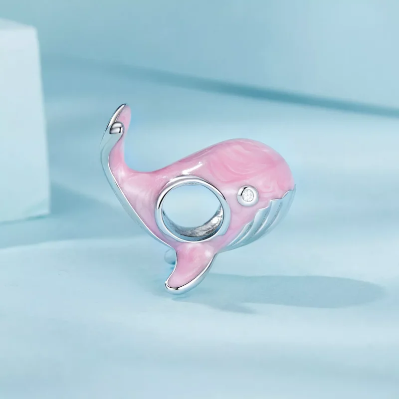 (immagine per) Fascino della balena rosa stile PANDORA - SCC2707 - Visualizza 3