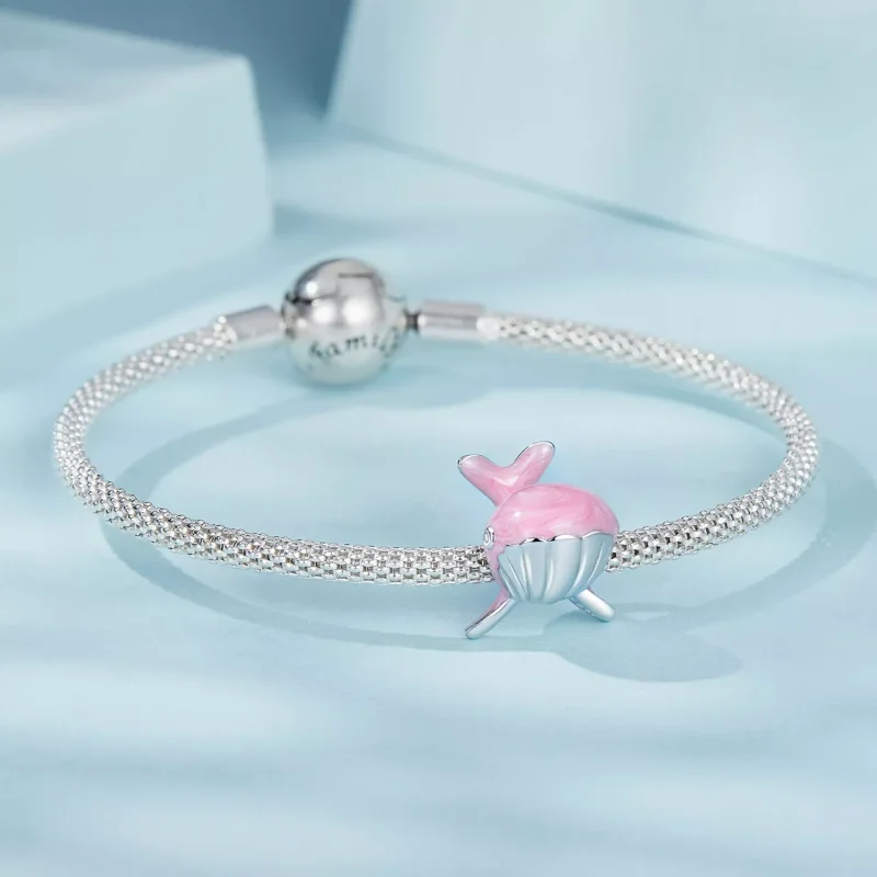 (immagine per) Fascino della balena rosa stile PANDORA - SCC2707 - Visualizza 5