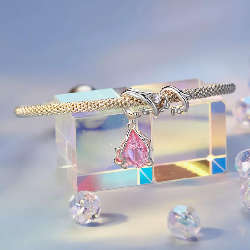 (immagine per) Fascino della rosa appassita stile PANDORA - SCC2697 - Visualizza 3