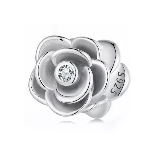 (immagine per) Fascino tridimensionale rosa stile PANDORA - SCC2705