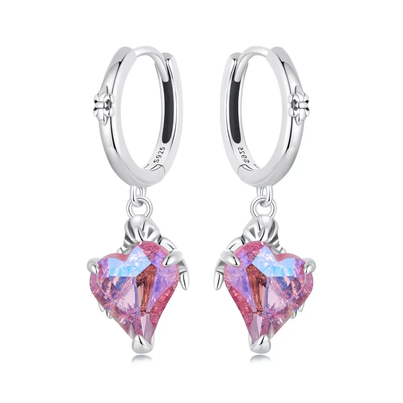 (immagine per) Orecchini a forma di cuore con mano scheletrica stile PANDORA - SCE1705