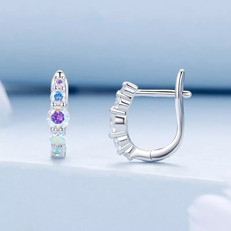(immagine per) Orecchini colorati stile PANDORA - BSE960 - Visualizza 2