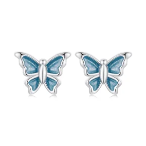 (immagine per) Orecchini farfalla blu stile PANDORA - BSE957