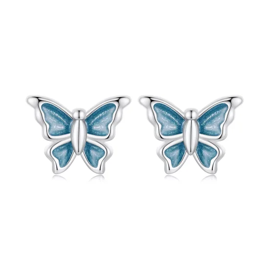 (immagine per) Orecchini farfalla blu stile PANDORA - BSE957