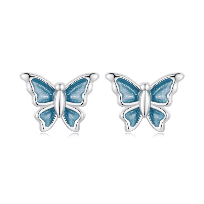 (immagine per) Orecchini farfalla blu stile PANDORA - BSE957