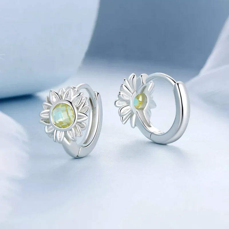 (immagine per) Orecchini girasole stile PANDORA - BSE966 - Visualizza 3