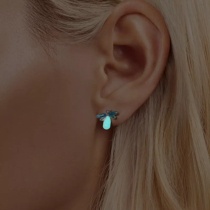 (immagine per) Orecchini lucciola stile PANDORA - BSE962 - Visualizza 8