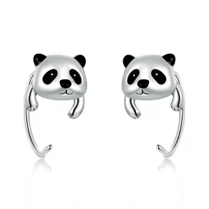 (immagine per) Orecchini Mini Panda stile PANDORA - BSE568