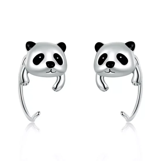 (immagine per) Orecchini Mini Panda stile PANDORA - BSE568
