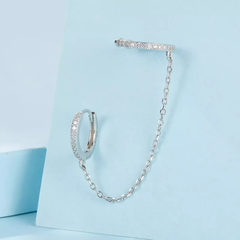 (immagine per) Polsini per orecchie stile PANDORA - SCE1679-A - Visualizza 3