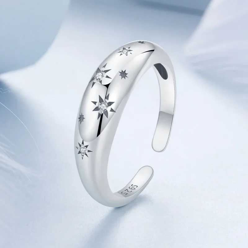 (immagine per) Anello aperto stella stile PANDORA - BSR547-E - Visualizza 2
