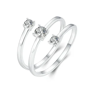 (immagine per) Anello avvolgente scintillante stile PANDORA - BSR532-E