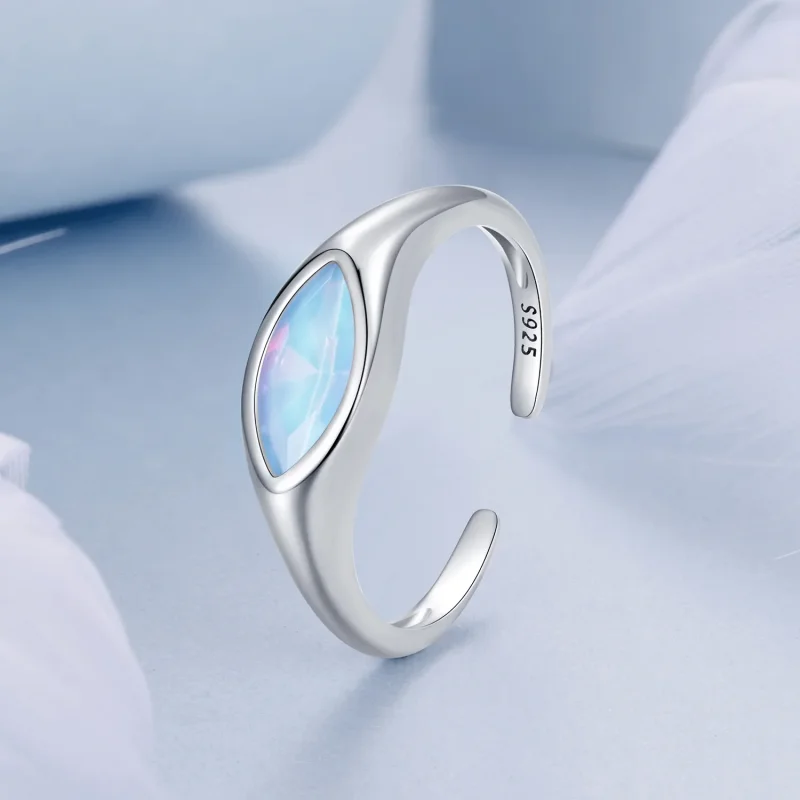 (immagine per) Anello con sigillo occhio del diavolo stile PANDORA - BSR523-E - Visualizza 2
