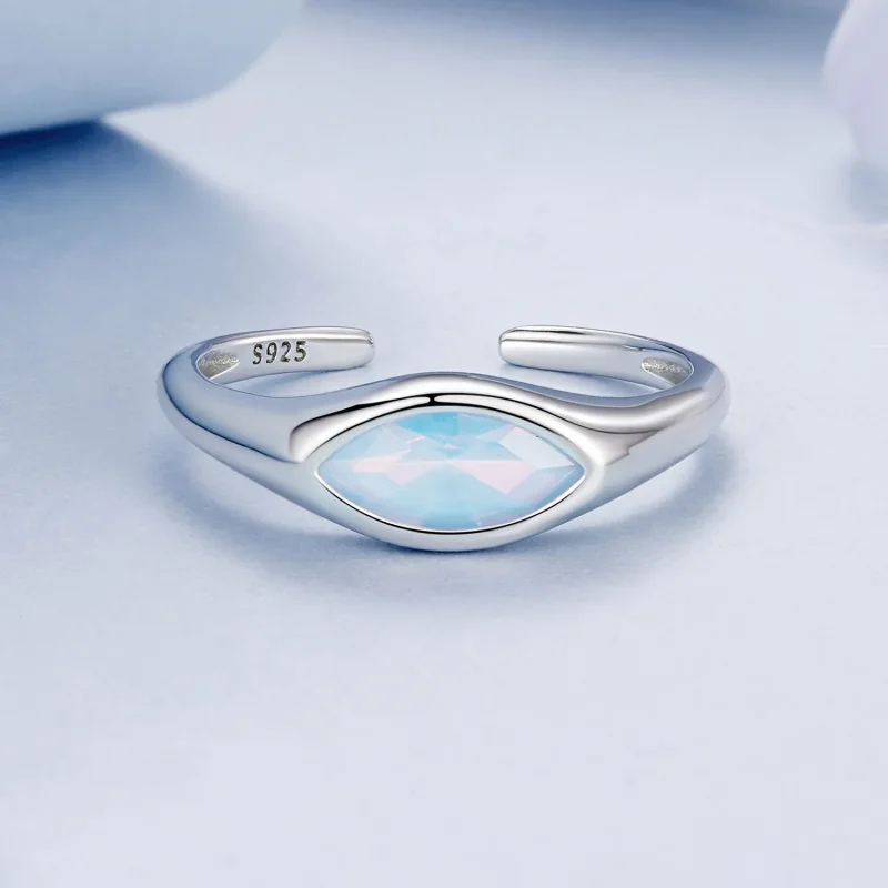 (immagine per) Anello con sigillo occhio del diavolo stile PANDORA - BSR523-E - Visualizza 3