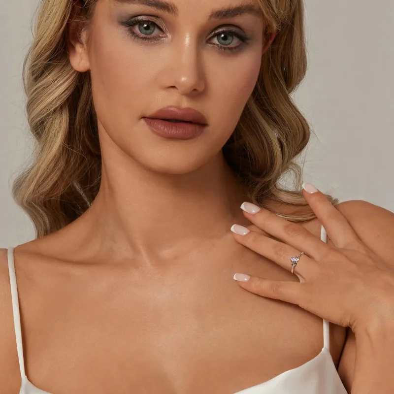 (immagine per) Anello di loto stile PANDORA - SCR1020-E - Visualizza 7