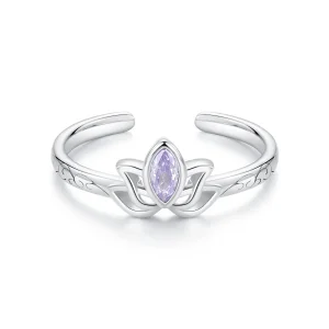 (immagine per) Anello di loto stile PANDORA - SCR1020-E